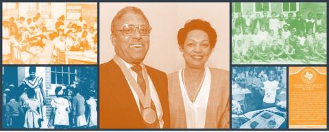 Multicolor collage of John and Drucie Chase