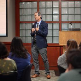 UGS Dean Brent Iverson at Leadership Summit